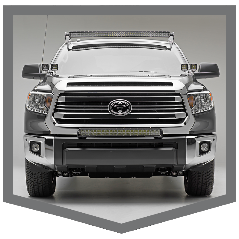 Toyota Tundra Front Roof LED Light Mounts