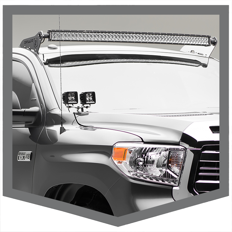 Toyota Tundra A-Pillar LED Bracket Mounts