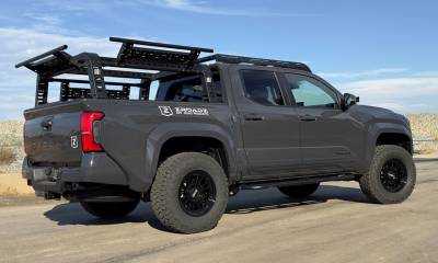 ZROADZ OFF ROAD PRODUCTS - 2016-2026 Toyota Tacoma ACCESS Overland Rack With 3 lifting ACCESS Gates - PN #Z839201