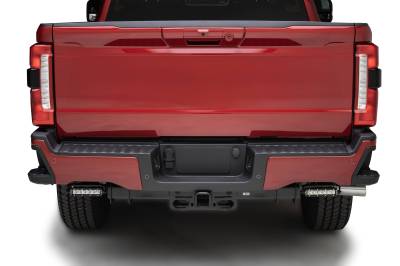 ZROADZ OFF ROAD PRODUCTS - 2023-2026 Ford Superduty, F250/F350/F450 Rear Bumper Mounting Bracket Kit, Includes (2) ZROADZ 6-Inch Single Row LED Light Bars and Universal Harness - Part # Z385981-KIT