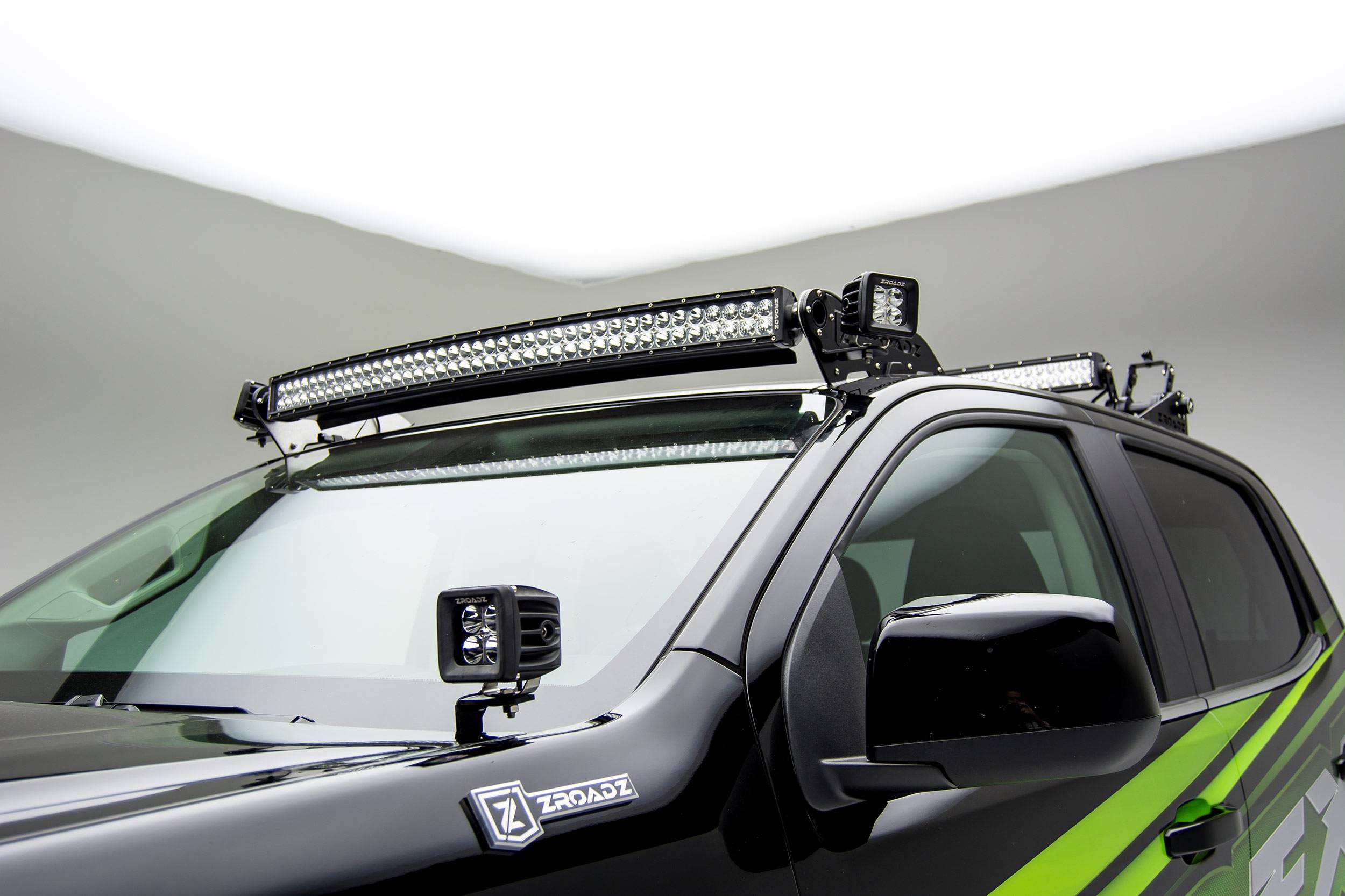 ZROADZ OFF ROAD PRODUCTS - 2015-2023 Colorado, Canyon Hood Hinge LED Kit with (2) 3 Inch LED Pod Lights - PN #Z362671-KIT2 - Image 1