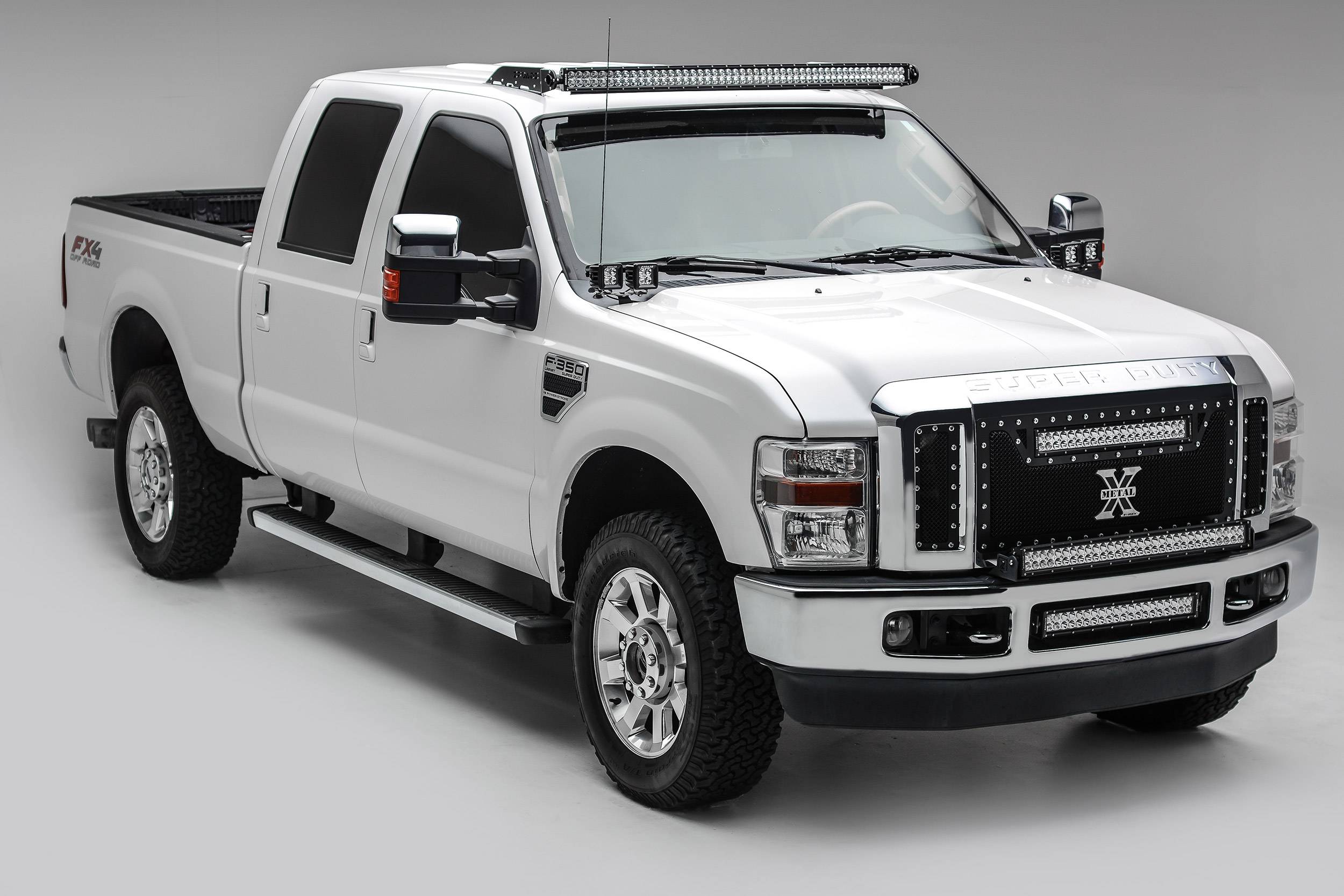 ZROADZ OFF ROAD PRODUCTS - 1999-2016 Ford Super Duty Front Roof LED Bracket to mount (1) 52 Inch Curved LED Light Bar - PN #Z335461 - Image 1