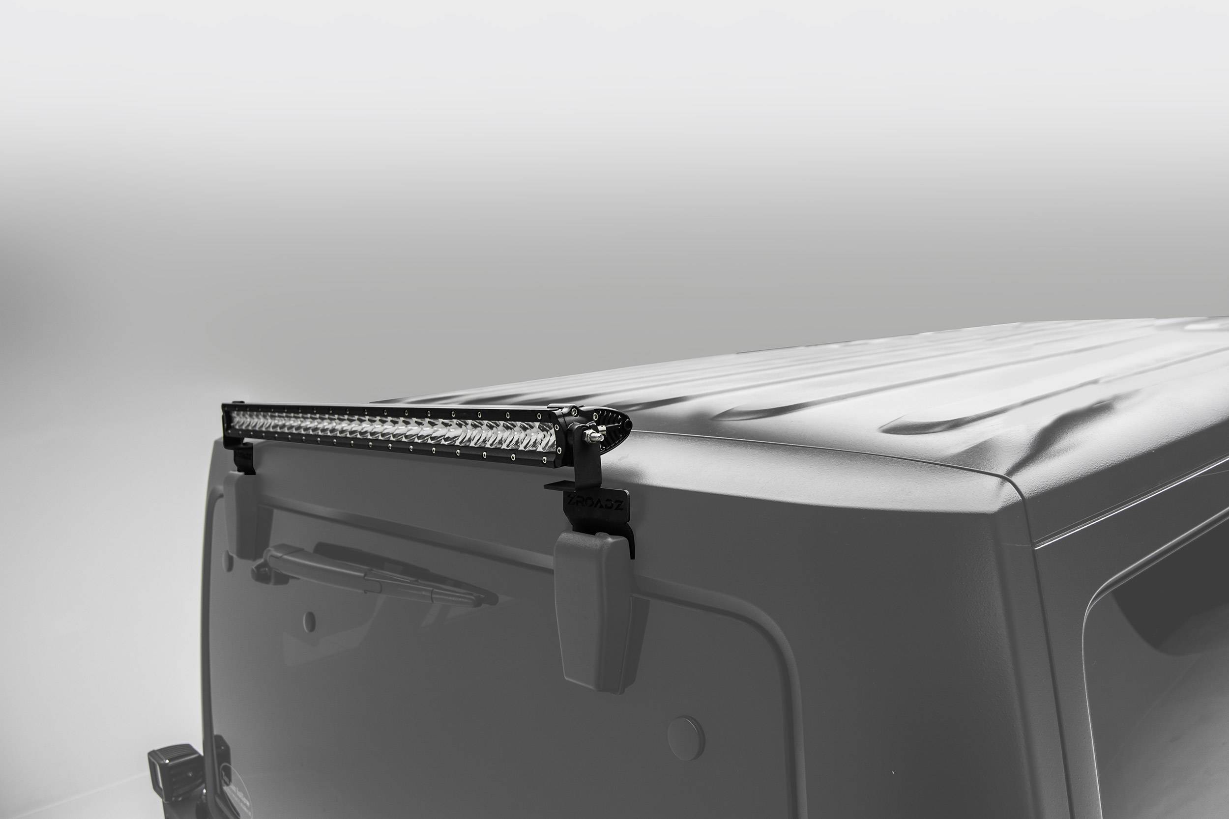 ZROADZ OFF ROAD PRODUCTS - 2007-2018 Jeep JK Rear Window LED Bracket to mount (1) 30 Inch Staight Single Row LED Light Bar - PN #Z394811 - Image 1