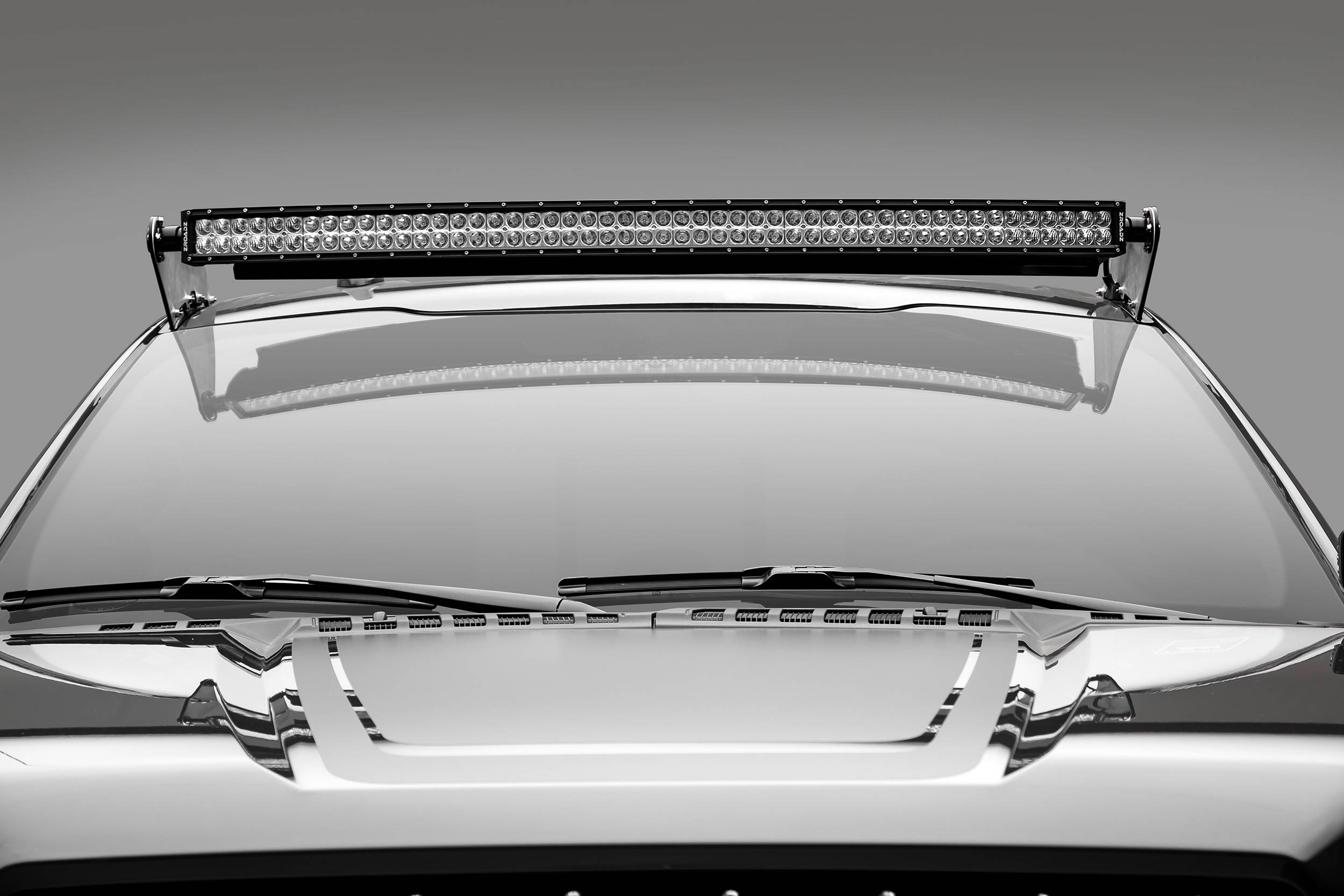 ZROADZ OFF ROAD PRODUCTS - 2015-2021 Ford F-150, Raptor Front Roof LED Bracket to mount 52 Inch Straight LED Light Bar - PN #Z335162 - Image 1