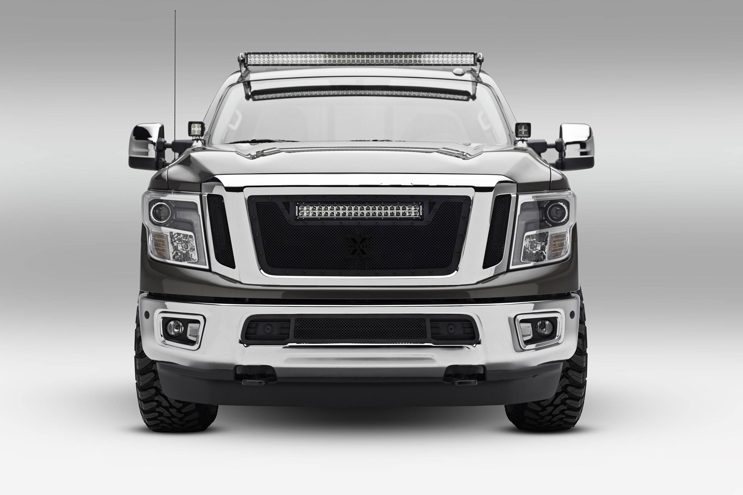 ZROADZ OFF ROAD PRODUCTS - 2016-2019 Nissan Titan Front Roof LED Bracket to mount (1) 50 Inch Staight LED Light Bar - PN #Z337181 (3-weeks lead time) - Image 1
