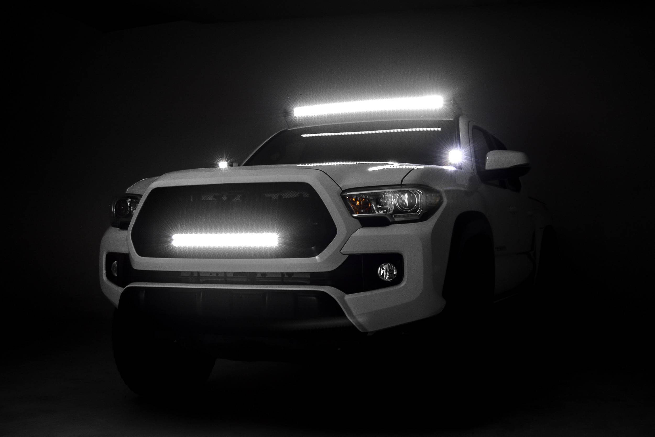 ZROADZ OFF ROAD PRODUCTS - 2005-2023 Toyota Tacoma Front Roof LED Bracket to mount 40 Inch Staight LED Light Bar - PN #Z339101 - Image 1