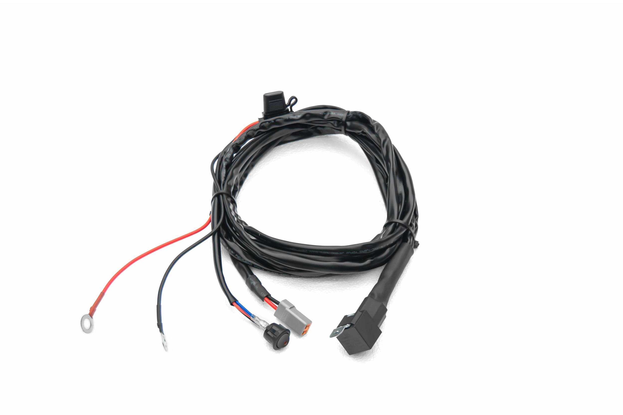 ZROADZ OFF ROAD PRODUCTS - Universal 9 FT DTC Wiring Harness to connect 1 LED Light Bar, 200 Watt or above - PN #Z390020S-B - Image 1