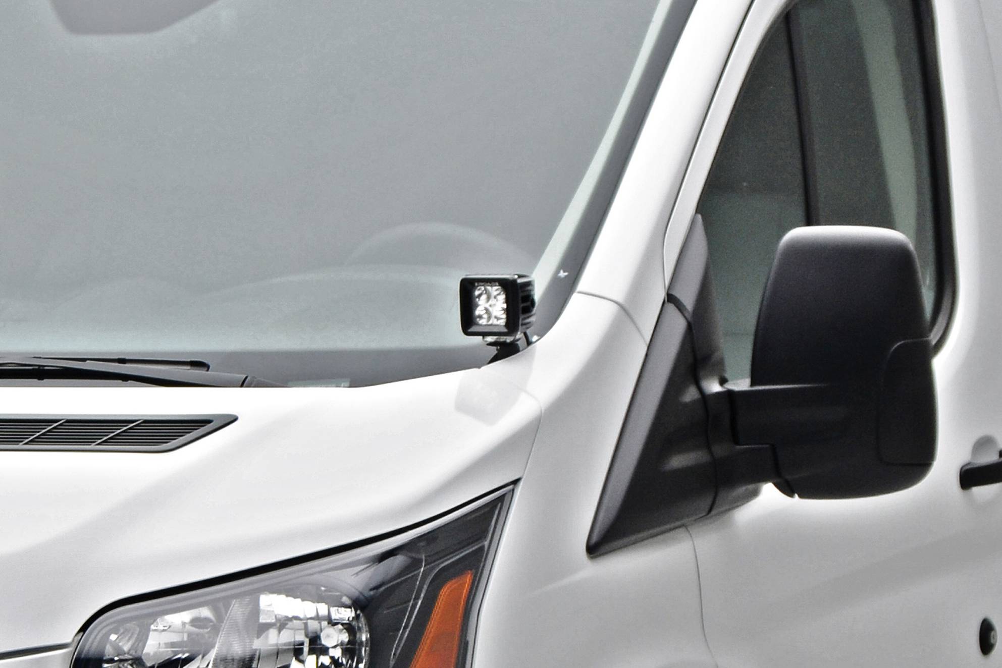 ZROADZ OFF ROAD PRODUCTS - 2015-2018 Ford Transit Hood Hinge LED Kit with (2) 3 Inch LED Pod Lights - PN #Z365751-KIT2 - Image 1
