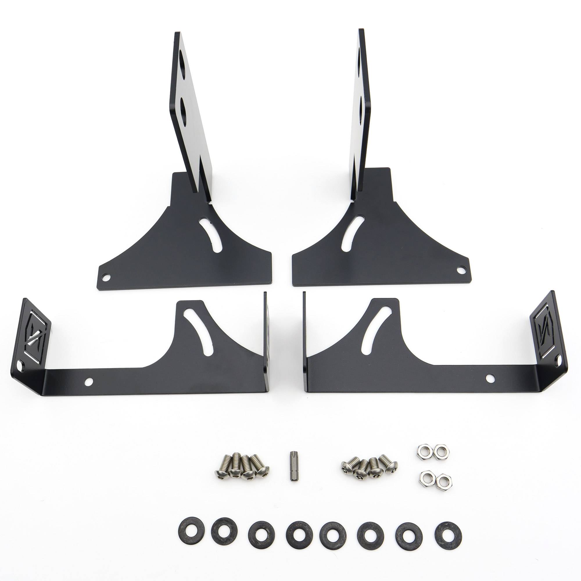 ZROADZ OFF ROAD PRODUCTS - 2008-2016 Ford Super Duty Rear Bumper LED Bracket to mount (2) 6 Inch Straight Light Bar - PN #Z385461 - Image 1