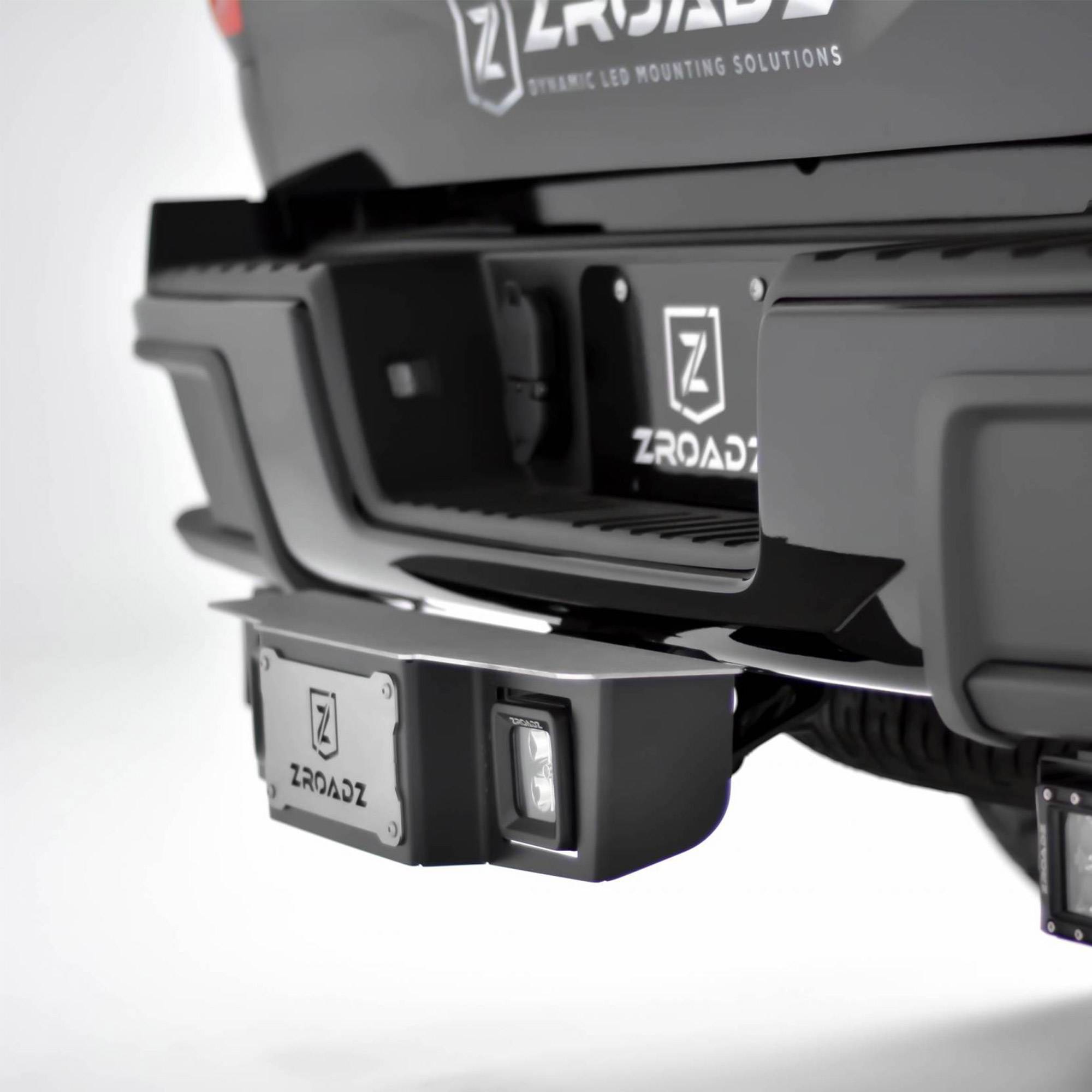 ZROADZ OFF ROAD PRODUCTS - Universal Hitch Step for a 2-Inch Receiver - LED Kit with (2) 3 Inch LED Pod Lights - PN #Z390010-KIT - Image 1