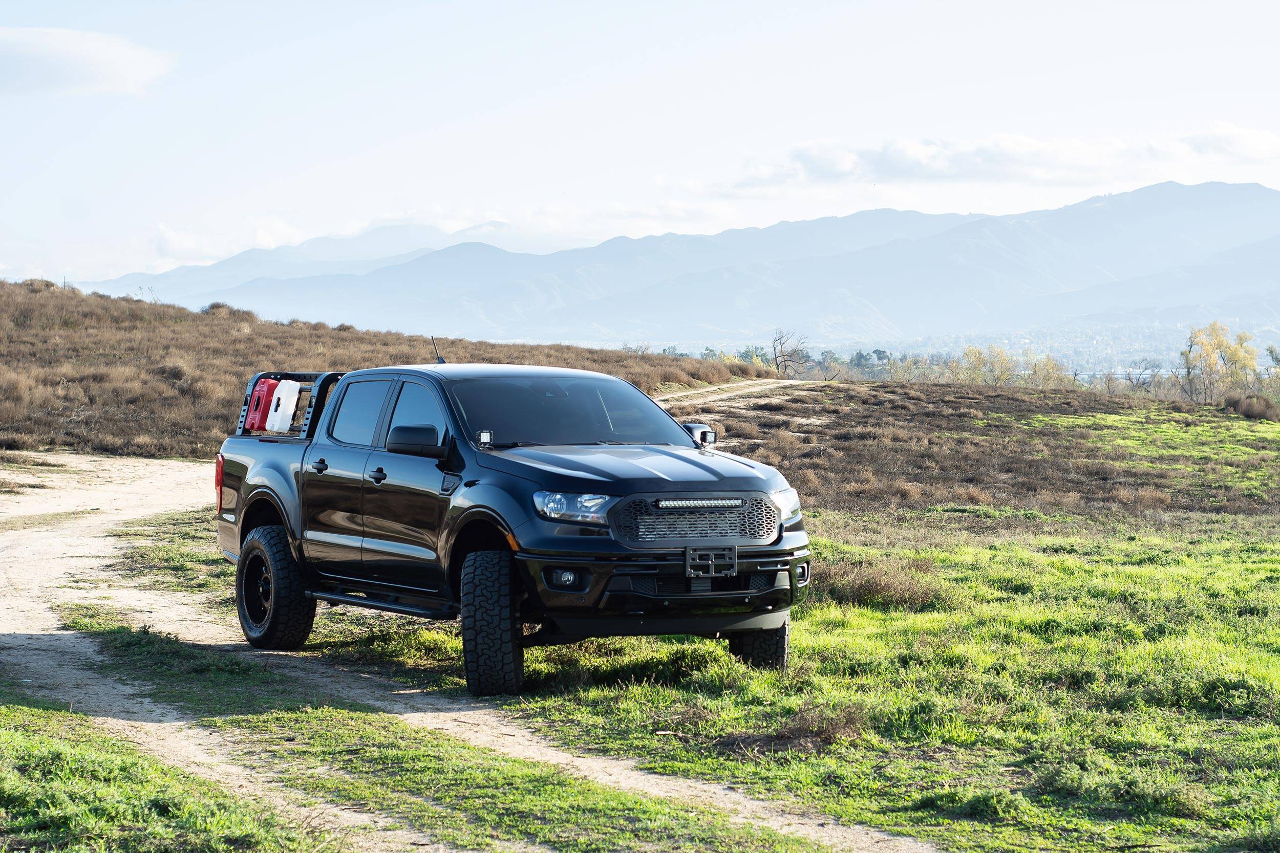 ZROADZ OFF ROAD PRODUCTS - 2019-2026 Ford Ranger ACCESS Overland Rack With 3 Lifting ACCESS Gates - PN #Z835201 On Sale - Image 1