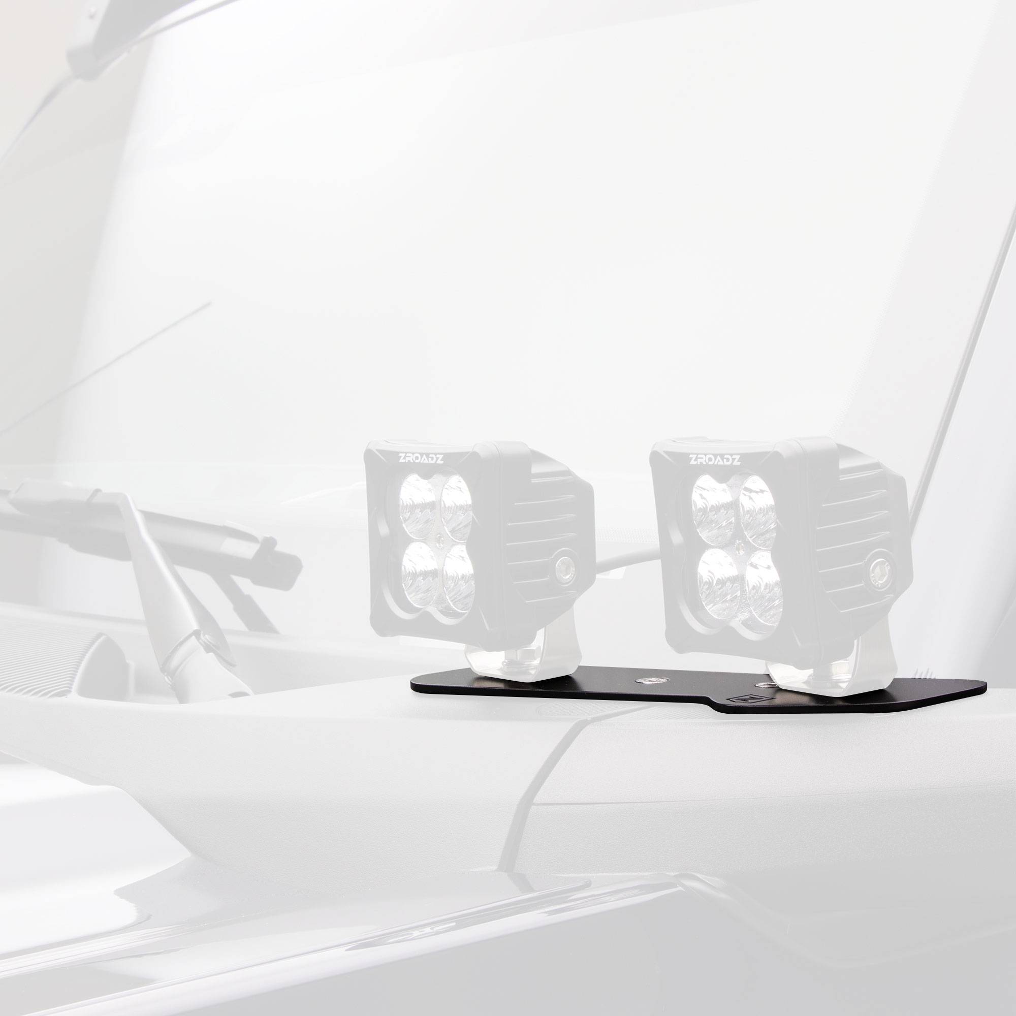 ZROADZ OFF ROAD PRODUCTS - 2021-2026 Ford Bronco LED Bracket to mount (4) 3 Inch LED Pod Lights - PN #Z365401-BK4 - Image 1