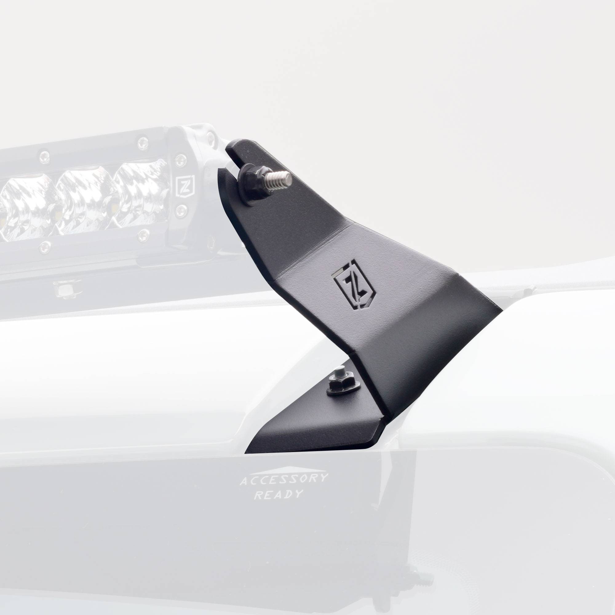 ZROADZ OFF ROAD PRODUCTS - 2021-2026 Ford Bronco Front Roof bracket ONLY  to mount (1) 40 Inch LED Straight Single Row Slim Light Bar - PN #Z335401 - Image 1