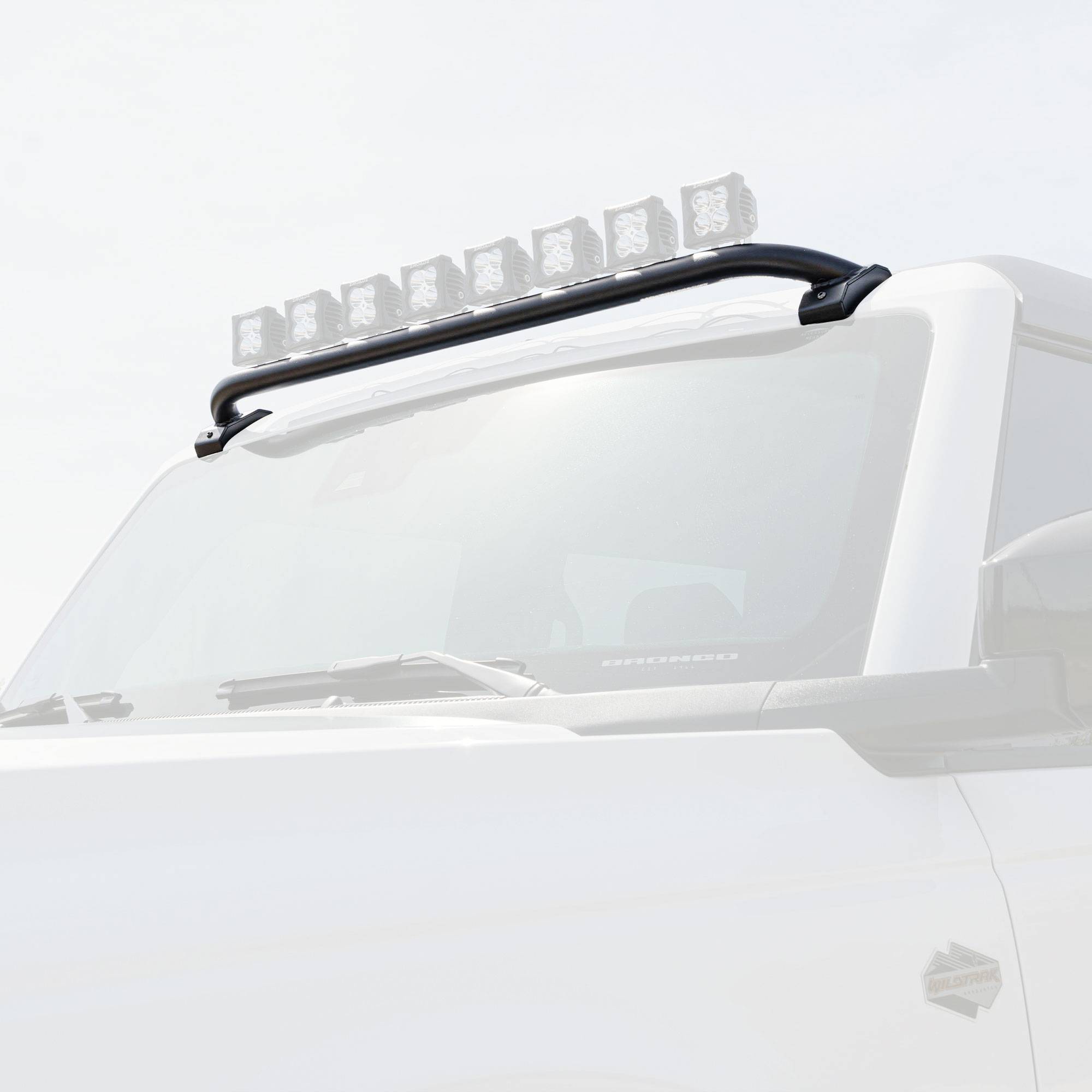 ZROADZ OFF ROAD PRODUCTS - 2021-2026 Ford Bronco Front Roof Tubular Mounting Bar Bracket - Part # Z935401 - Image 1