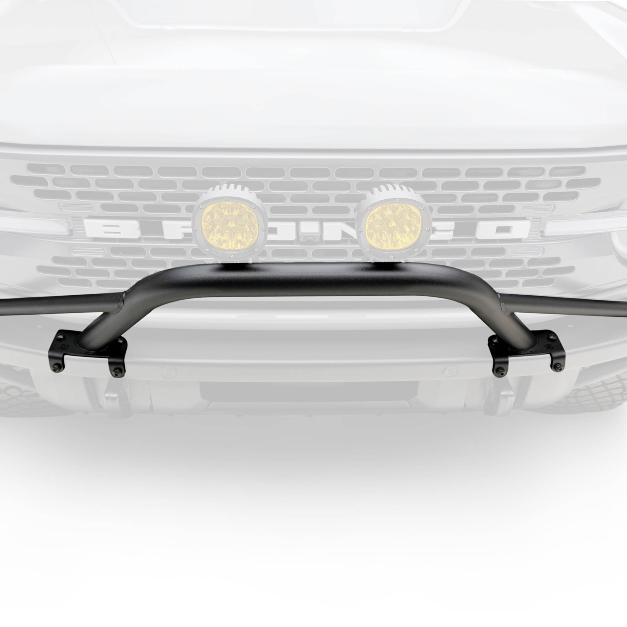 ZROADZ OFF ROAD PRODUCTS - 2021-2026 Ford Bronco Prerunner Baja Bar (Mid-Length Hoop) - Part # Z325451 - Image 1