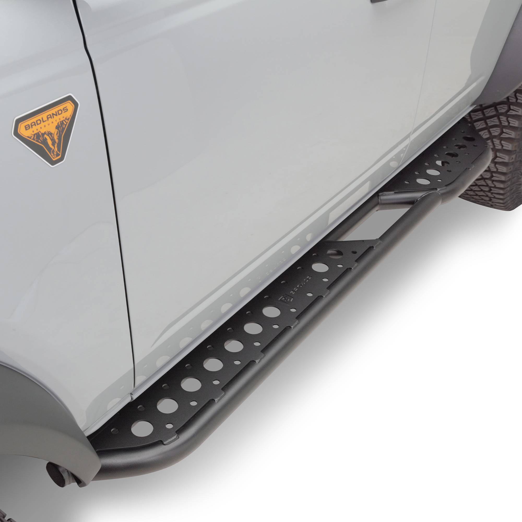 ZROADZ OFF ROAD PRODUCTS - 2021-2026 Ford Bronco Rock Slider Side Steps, TrailX.R1 Series, 4 Dr - Part # Z745401 - Image 1