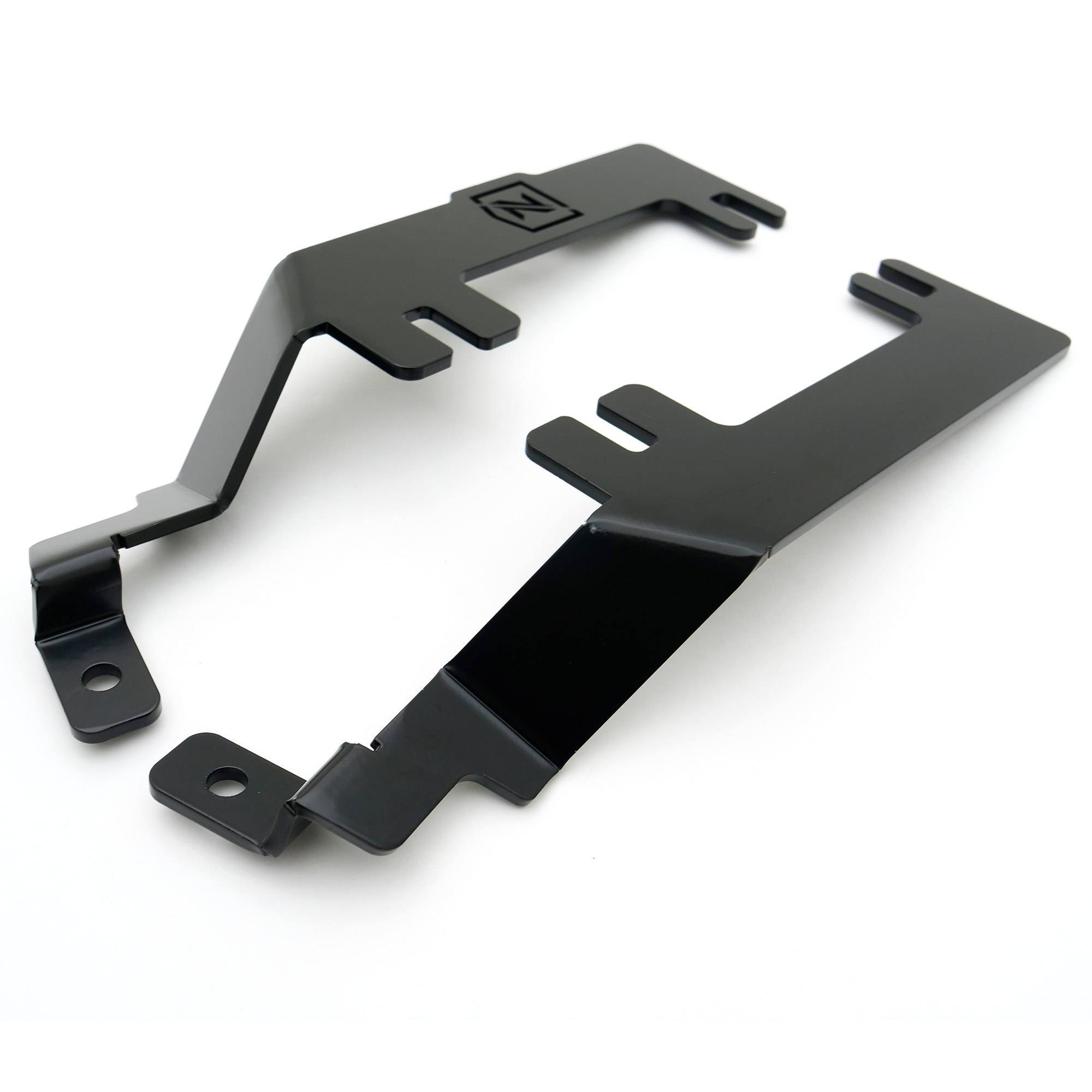 ZROADZ OFF ROAD PRODUCTS - 2020-2026 GMC Sierra 2500/3500 Ditch Light Mounting Hood Brackets ONLY - To mount (2) 3 Inch ZROADZ or similar style LED Pod Lights - Part # Z362381 - Image 1