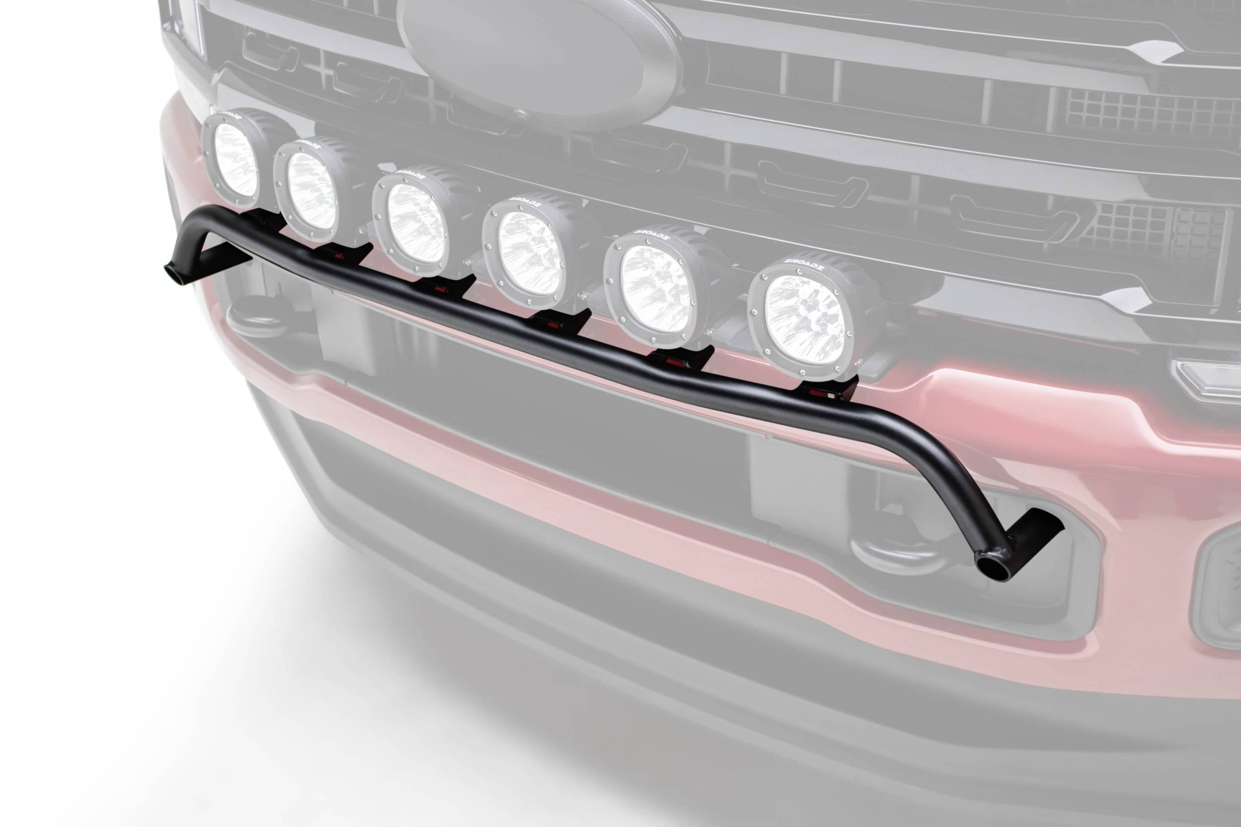ZROADZ OFF ROAD PRODUCTS - 2023-2026 Ford Superduty, F250/F350/F450 Front Bumper Top Mounting Brackets ONLY, Used to mount (6)  3 to 6 Inch LED Light Pods or Similar - Part # Z325981 - Image 1
