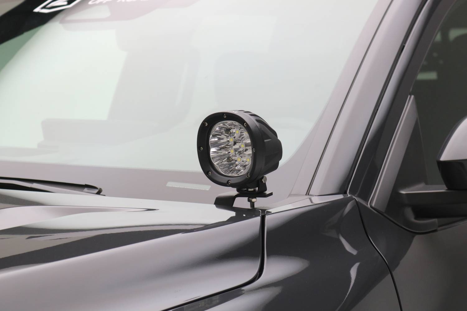 ZROADZ OFF ROAD PRODUCTS - 2024-2025 Toyota Tacoma/2025-2025 4Runner Ditch Hood Light Bracket Mount Kit, Includes (2) 4-Inch ZROADZ White LED Light Pods - Part # Z369451-KIT2 - Image 1