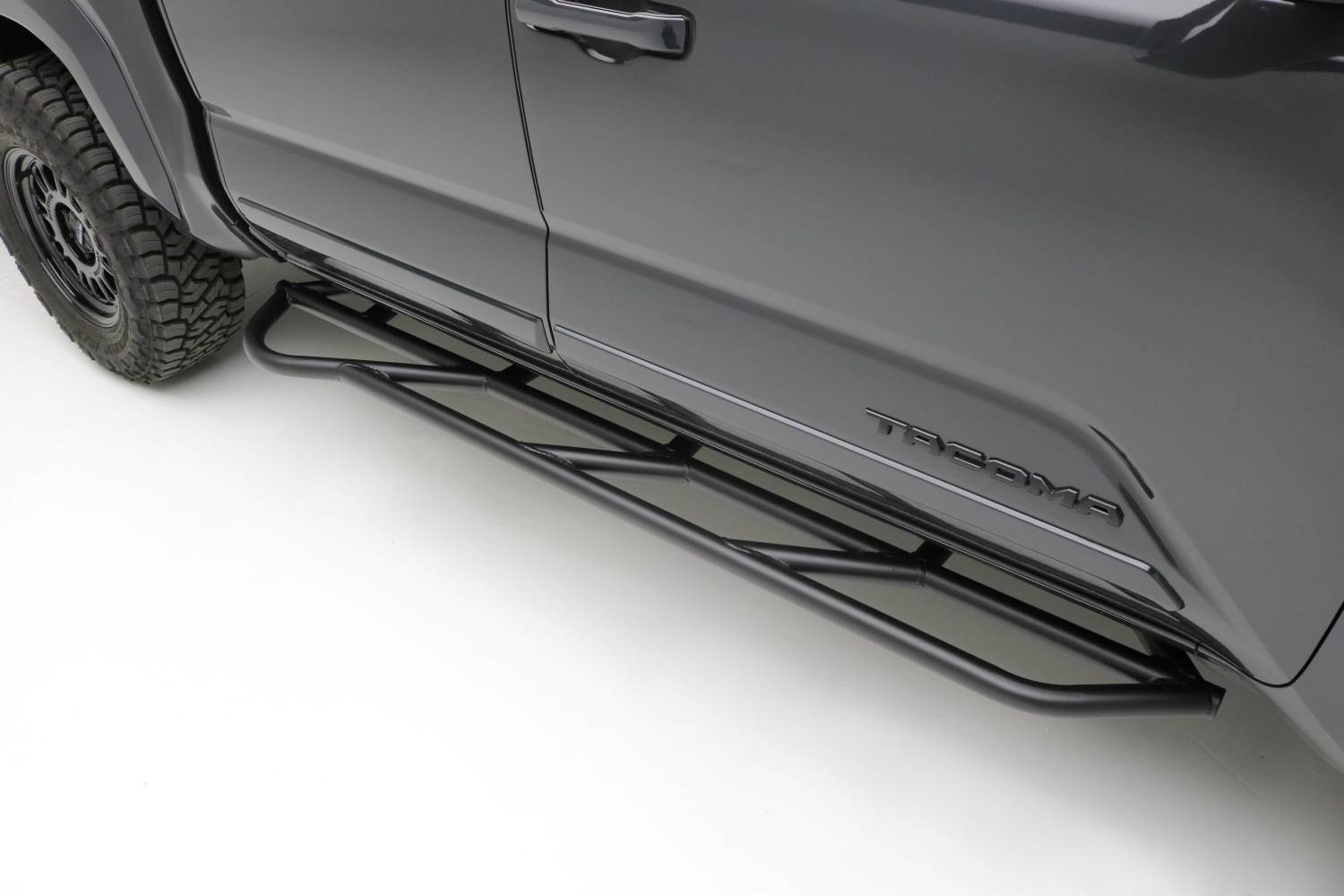 ZROADZ OFF ROAD PRODUCTS - 2024-2026 Toyota Tacoma Rock Sliders, TRAILX.R1 Series, Bolt-On/Weld-on, with 20-Degree Angle - Part # Z749401 - Image 1