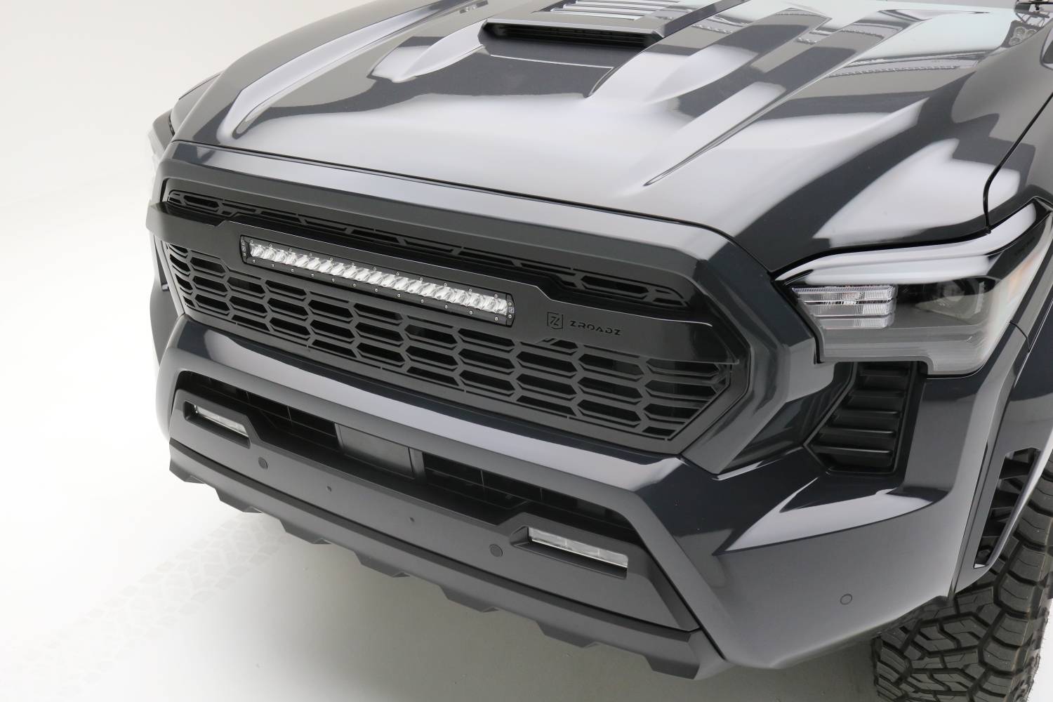 ZROADZ OFF ROAD PRODUCTS - 2024-2025 Tacoma LED Grille, Includes (1) ZROADZ 20-inch Single Row LED Light Bar - Part # Z319410 - Image 1