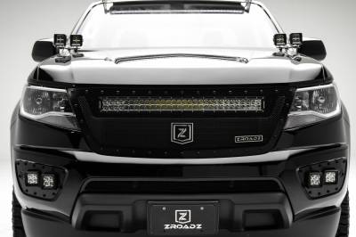 2015-2020 Chevrolet Colorado Front Bumper OEM Fog LED Bracket to mount (4) 3 Inch LED Pod Lights - PN #Z322671