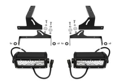 2014-2018 Silverado/Sierra  1500 Rear Bumper LED Kit  Incl. (2) 6 Inch LED Straight Double Row Light Bars - Part # Z382082-KIT