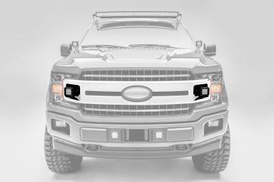 2018-2020 Ford F-150 XLT, Sport, Super Crew OEM Grille LED Kit with (2) 3 Inch LED Pod Lights - PN# Z415751-KIT On Sale
