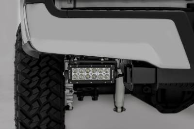 2017-2022 Ford Super Duty Rear Bumper LED Bracket ONLY, to mount (2) 6-inch Dual Row Straight LED Light Bar - PN #Z385471