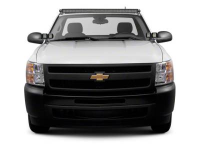 2007-2013 Silverado, Sierra 1500 Front Roof LED Kit with (1) 50 Inch LED Curved Double Row Light Bar - PN #Z332051-KIT-C
