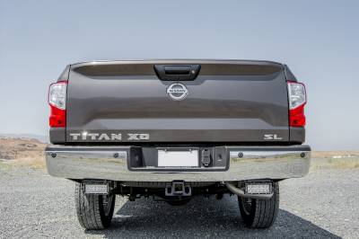 2016-2019 Nissan Titan Rear Bumper LED Bracket to mount (2) 6 Inch Straight Light Bar - PN #Z387581