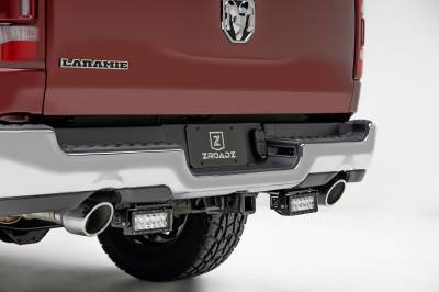 2019-2020 Ram 1500 Rear Bumper LED Bracket to mount (2) 6 Inch Straight Double Row Light Bar - PN #Z384721