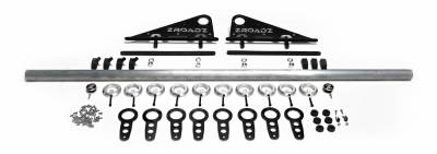 Universal Off-Road Roof LED Light Bar Mount – Adjustable Modular Bracket System for up to (4) Light Bars & Pod Lights – Black Powder-Coated Finish – 55” Max Length – Patented Design - No LED Included - PN #Z350050