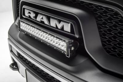 2015-2018 Ram Rebel Front Bumper Top LED Bracket to mount (1) 20 Inch LED Light Bar - PN #Z324552
