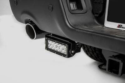 2015-2018 Ram Rebel Rear Bumper LED Bracket to mount (2) 6 Inch Straight Light Bar - PN #Z384551