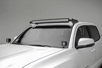 2016-2023 Toyota Tacoma Hood Hinge LED Bracket to mount (2) 3 Inch LED Pod Lights - PN #Z369401 - On Sale