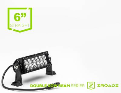 6 Inch LED Straight Double Row Light Bar - PN #Z30BC14W36