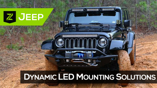 Jeep JK LED Mounting Brackets and Kits