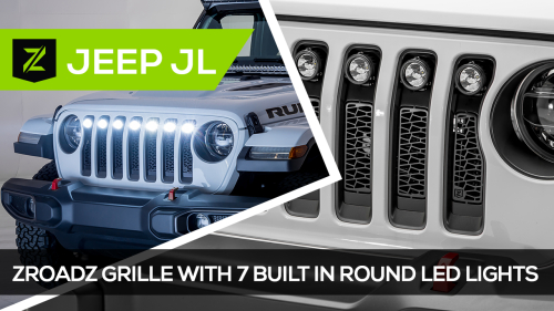 Jeep Wrangler JL ZROADZ Series LED Grille