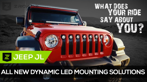 Jeep Wrangler JL Bolt-On LED Mounting Solutions from ZROADZ