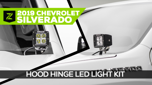 Chevrolet Silverado 1500 Hood Hinge LED Mounting Kit