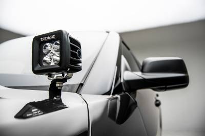 2016-2017 Ford Explorer Hood Hinge LED Bracket to mount (2) 3 Inch LED Pod Lights - PN #Z366641