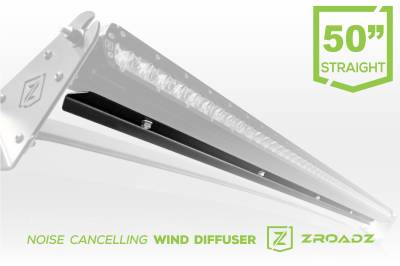 Noise Cancelling Wind Diffuser for 50 Inch Straight Single Row LED Light Bar - PN #Z330051S