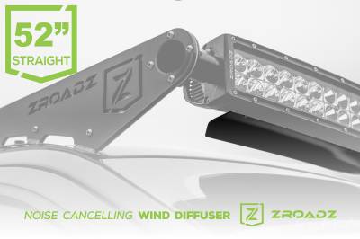 Noise Cancelling Wind Diffuser for (1) 52 Inch Straight LED Light Bar - PN #Z330052S
