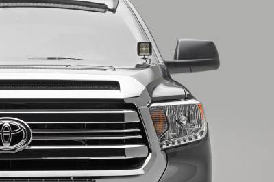 2014-2021 Toyota Tundra Hood Hinge LED Kit with (2) 3 Inch LED Pod Lights - PN #Z369641-KIT2