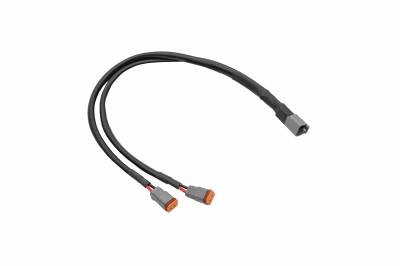 Universal 1 FT DT Splitter to connect 2 LED Light Bars, 200 Watt or below - PN #Z3900ALO-AW6