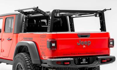 2019-2026 Jeep Gladiator ACCESS Overland Rack With 2 Lifting ACCESS Gates, For use on Factory Trail Rail Cargo Systems - PN #Z834111