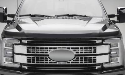 2017-2019 Ford Super Duty Platinum OEM Grille LED Kit with (2) 10 Inch LED Single Row Slim Light Bar - PN #Z415371-KIT On Sale