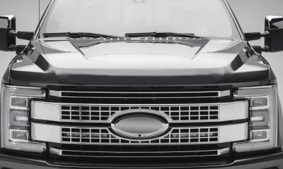 2017-2019 Ford Super Duty Platinum OEM Grille LED Kit with (2) 10 Inch LED Single Row Slim Light Bars - PN #Z415671-KIT On Sale