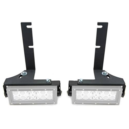 Silverado, Sierra 1500 Rear Bumper LED Bracket to mount (2) 6 Inch Straight Light Bar - PN #Z382082